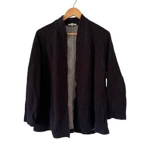 Eileen Fisher Cardigan Women's Size Medium Woven Sweater Capsule Wardrobe